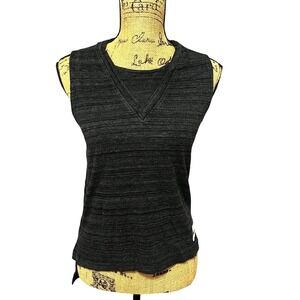 Nike Tank Black Size S‎ Athletic Top Sleeveless V-Neck Workout Top